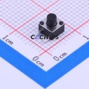 TSA452G50-250 Tactile Switch Through hole Component (THT) Switch Single Pole Single Throw Round Button 2.5N Through Hole - Product Image 1