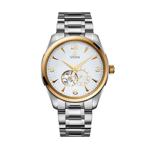Men's Premium Formal Wristwatch Hollow Skeleton Dial Superior 904L Solid Stainless Steel Timepiece - Product Image 3