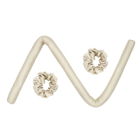 Kit de ruban à boucler sans chaleur 19 mm, bandeau fantaisie pour femmes, 100% soie de luxe