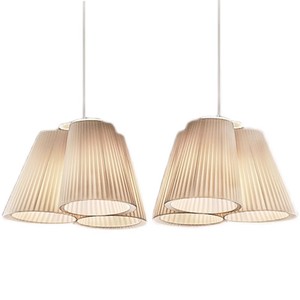 <span class=keywords><strong>Lampadario</strong></span> a soffitto con illuminazione a sospensione in stile giapponese <span class=keywords><strong>Beige</strong></span> con cavo regolabile per illuminazione soggiorno sala da pranzo - Product Image 5