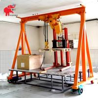 Grue à portique mobile réglable en hauteur, petite grue à portique portable, capacité de 200 kg, 300 kg, 500 kg, 1 tonne, 2 tonnes, 3 tonnes, 5 tonnes