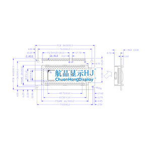 CH12232B-<span class=keywords><strong>2</strong></span> 122x32 COB Çince Karakter <span class=keywords><strong>LCD</strong></span> Ekran Modülü 12232 Nokta Matris Ekran Seri Port Fabrika Doğrudan Grafik <span class=keywords><strong>LCD</strong></span> Modülü - Product Image 4
