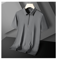Chemises polo à manches courtes en nylon pour homme, avec fermeture éclair, nouveau design, sports d'équitation, évacuation de l'humidité, en stock