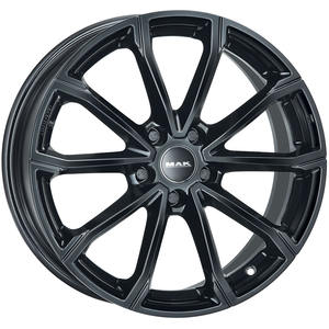 Ruedas de Aleación MAK F7070BRGB51PE4X DaVinci en Negro Brillante 7J17 Et51 5X100 Cb57,1 810 Índice de Carga NADM205 Certificado - Product Image 1