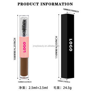 Tinte de Cejas Natural Profesional para Maquillaje, <span class=keywords><strong>Gel</strong></span> de Tinte de Cejas Líquido Impermeable de Larga Duración de Marca Privada, <span class=keywords><strong>Gel</strong></span> de Cejas 2 en 1 - Product Image 2