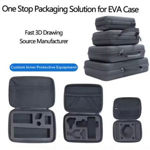 EVA Barber <b>Suitcase</b> Bag Case Custom Hard Shell Hair Scissors Storage Case Travel Trimmer Clipper Case <b>Small</b> Shaving Bag - Product Image 6