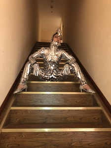 Traje de Robot con Zancos y Espejos LED Personalizado, Ropa Futurista para Escenario Espacial para Hombres/Mujeres, Disfraz de Cosplay para Halloween y <span class=keywords><strong>Carnaval</strong></span> - Product Image 3