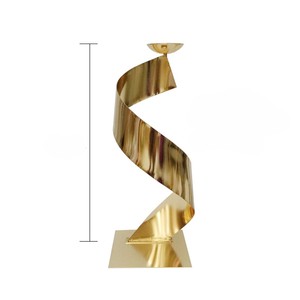 Romantic Gold Metal Flower Vase Stands Modern <b>Iron</b> Home and Wedding Party Supplies Shining New Model for Birthday Events - Product Image 1