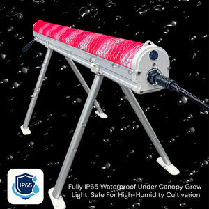 Lámpara LED de Cultivo de 4 Pies y 120W para Invernadero Interior, Horticultura, Espectro Rojo Profundo, Cuerpo de Aluminio, Clasificación IP65 para Floración - Product Image 4