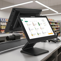 POS-система для розничных магазинов, 15,6 дюйма, на Windows, с поддержкой двух экранов, терминал POS на Windows 10, EPOS