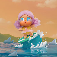 100% Оригинальная коллекционная игрушка POP MART CRYBABY Vacation Mode on Series — виниловый плюшевый кулон в слепой коробке, подарок, декор
