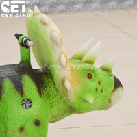 Voitures de dinosaures animatroniques à pièces Machines de jeu pour enfants pour centre commercial Caractéristiques des animaux et des dinosaures préférés des enfants