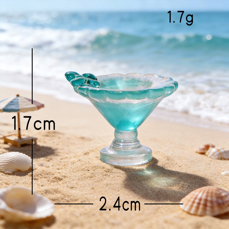 Martini coloré - vert bleu