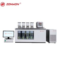 Viscosimètre automatique Ubbelohde ZONWON IVS400 pour la mesure de la viscosité intrinsèque des polymères PET, PA, PLA – Équipement de laboratoire pour les tests moléculaires