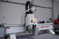 Router CNC de 3 Ejes 1300x2500mm con Cámara CCD y Cuchilla Oscilante para Corte de Cuero, Tela y Materiales Flexibles