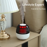 Diffuseur d'arômes de style phare, nébuliseur ultrasonique avec fonction de minuterie ; silencieux, à forte production de brume, pour huiles essentielles