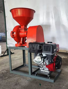 Molino de harina con motor de gasolina agroquímico, fresadora de granos, molinillo de maíz con granos secos o húmedos - Product Image 6