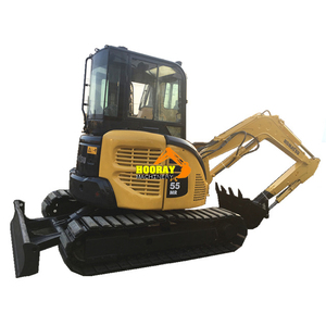 Machinerie agricole, mini-excavatrice d'occasion PC55 à Shanghai à vendre/Excavatrice Komatsu PC55mr d'occasion FABRIQUÉE au JAPON - Product Image 1