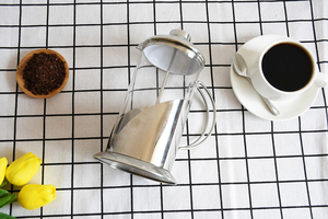 French Press <strong>Coffee</strong> Press Stainless Steel <strong>Coffee</strong> <strong>Plunger</strong> with Carafe Holder Teapot Press - Product Image 6