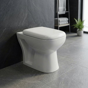 WC mural monobloc en céramique de qualité export, à chasse d'eau dissimulée, pour acheteurs en gros - Product Image 3