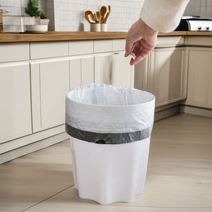 Drawstring Garbage Bags <b>Plastic</b> Trash Bags with Drawstring for Household <b>Kitchen</b> Use Wholesale Supply - Product Image 3