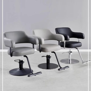 Silla de peluquería, silla de salón con base de acero inoxidable, silla giratoria ajustable para cortar el cabello, silla de belleza y cuidado del cabello, silla de barbero - Product Image 1