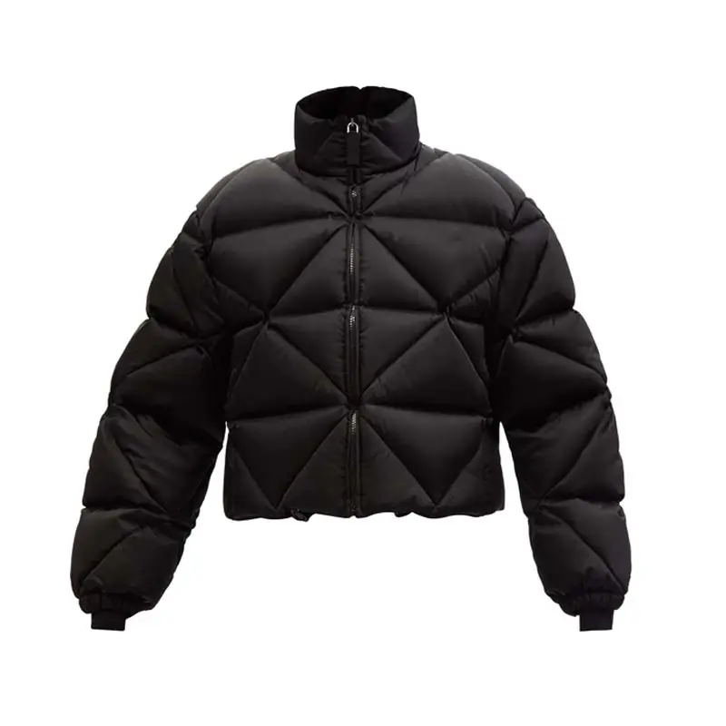 Outdoor casual bubble waterproof windbreaker warm heavy padded short puffer coat men black puffer jacket puff jacket