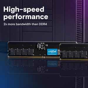 Memoria RAM Crucial de 32GB DDR5 REG ECC 5600MHz para Escritorio, UDIMM de 288 Pines, Compatible con la 13ª Generación de Core, en Stock - Product Image 3