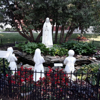 Statue de Vierge Marie en Marbre Blanc de Grande Taille Décoration Extérieure pour Église Catholique Notre Dame Sculpture TRFK-MCM052