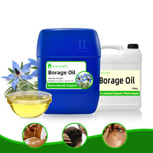 Prezzo all'ingrosso all'ingrosso in vendita calda olio di borragine puro Natrual vettore olio per aromaterapia - Product Image 4