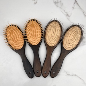 <span class=keywords><strong>Cepillo</strong></span> <span class=keywords><strong>de</strong></span> Pelo <span class=keywords><strong>de</strong></span> Madera con Púas Metálicas, Peine <span class=keywords><strong>de</strong></span> Masaje para el Cuero Cabelludo Antiencrespamiento, <span class=keywords><strong>Cepillo</strong></span> <span class=keywords><strong>de</strong></span> Pelo Clásico <span class=keywords><strong>de</strong></span> Color <span class=keywords><strong>Antiguo</strong></span> con Cojín para <span class=keywords><strong>Cabello</strong></span> Grueso - Product Image 2