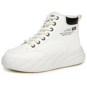 Nouveau blanc talons hauts baskets femmes grosses chaussures Wedge sport plate-forme <span class=keywords><strong>Tennis</strong></span> femme printemps automne chaussures à semelles épaisses - Product Image 5