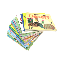 Impression de livres cartonnés pour enfants en couleur, vente en gros OEM, service de conception personnalisée de livres pour enfants pour les éditeurs