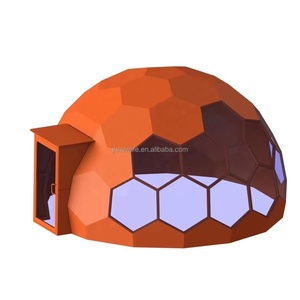 Dôme géodésique 360° pour événements, hôtel, étanche, résistant aux UV, en verre PC, PVC, type UFO, pour glamping, igloo, maison, <span class=keywords><strong>tente</strong></span> sphérique - Product Image 5