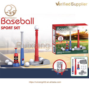 Ensemble <span class=keywords><strong>de</strong></span> 2 jouets <span class=keywords><strong>de</strong></span> baseball pour tout-petits, en plastique, pour l'entraînement au baseball en intérieur, portable, réglable, nouveaux jouets <span class=keywords><strong>de</strong></span> <span class=keywords><strong>jeu</strong></span> <span class=keywords><strong>de</strong></span> baseball - Product Image 2