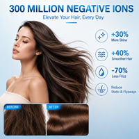 Sèche-cheveux sur pied 110 000 tr/min, multi-usages matinal, mains libres, 300 millions d'ions pour la nutrition des cheveux