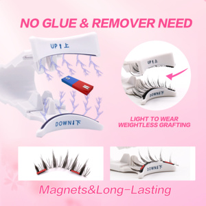 Cils magnétiques sans eye-liner, sans colle, réutilisables, ensemble <span class=keywords><strong>de</strong></span> cils magnétiques avec applicateur - Product Image 3