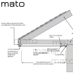 Gỗ matto nhìn nhôm hệ thống Trần soffit - Product Image 5