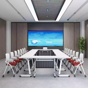Modern Office Furniture Office Desk High-Tech <strong>Foldable</strong> Training <strong>Table</strong> Desk <strong>Foldable</strong> <strong>Study</strong> <strong>Table</strong> Conference <strong>Table</strong> - Product Image 3