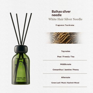 Fresh Tea Scent Reed Diffuser Essential Oil Gift Box Elegant Long Lasting Fragrance For Household Bedroom Decor - Product Image 6