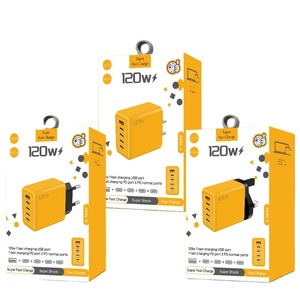 สินค้ามาใหม่ A+<span class=keywords><strong>C</strong></span> <span class=keywords><strong>5</strong></span> พอร์ต 120W ที่ชาร์จเร็วแบบไฟฟ้า PD พร้อม QC3.0 หมุนได้ 360 องศา และรองรับการใช้งานกับกล้อง - Product Image 1