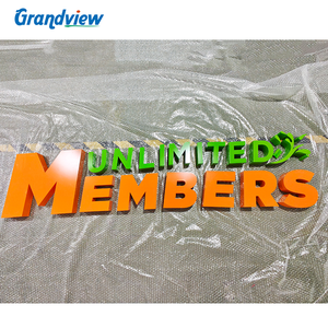 لافتة حروف مضيئة ثلاثية الأبعاد من الأكريليك للأعمال التجارية من GRANDVIEW GV-LS، معتمدة CE، مقاومة للماء، مناسبة للشوارع والطرق - Product Image 4