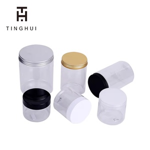 ขวดพลาสติกใสสำหรับสัตว์เลี้ยง ขนาด 500 มล. 30 มล. 60 มล. 100 มล. 120 มล. 200 มล. 250 มล. 300 มล. สำหรับครีมและเครื่องสำอาง ฝาสีดำ - Product Image 5