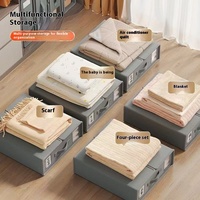 Ensemble de draps de lit quatre pièces en aluminium et non-tissé, design moderne, transfrontalier, comprenant une housse de couette et une boîte de rangement pour vêtements, pour chambre à coucher