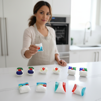 Dosettes de lavage de vaisselle tout-en-un Capsules de détergent pour lave-vaisselle Dosettes de nettoyage pour lave-vaisselle