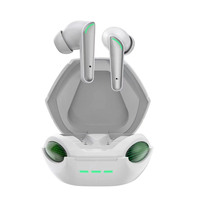 Écouteurs de jeu Blue-tooth V5.3 avec 45ms Ultra Low-Latency et Cool Breathing Light Built-in Micro Stereo Sound TWS Earbuds