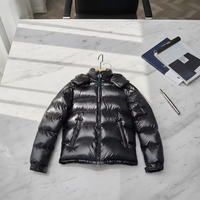 Veste en duvet pour homme personnalisable avec logo brodé, design de luxe léger, veste en duvet et vêtements d'extérieur