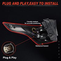 Luz Trasera de Coche, Lado Izquierdo y Lado Derecho, CJ5Z13405B, Luz Trasera para Ford Escape 2013 2014 2015 2016