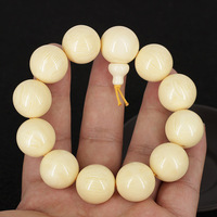 Perles de prière en imitation ivoire