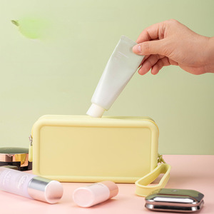 Sac de rangement en silicone portable et étanche multifonctionnel avec fermeture éclair Sacs en silicone Sac de pétrissage en silicone Vente en gros sur mesure - Product Image 4